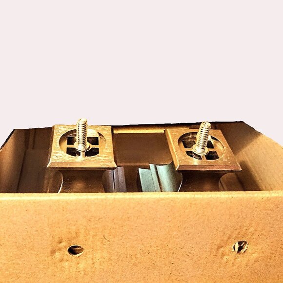 Allen + Roth Brushed-Nickel Curtain Rod Finials ~ (3) 2-Packs ~ Fits 1" Pole NEW - Picture 11 of 12